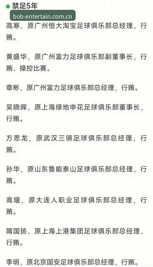 足协第三批禁足名单详解：65人受罚，终身禁赛成重锤